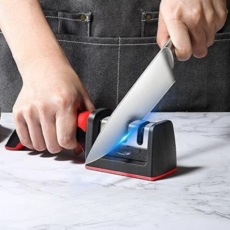 Aiguiseur de couteaux manuel pour affûtage lame en inox