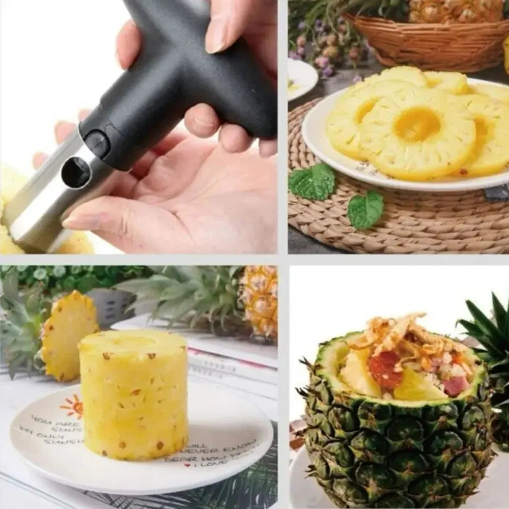 Ustensile pour couper et éplucher un ananas facilement