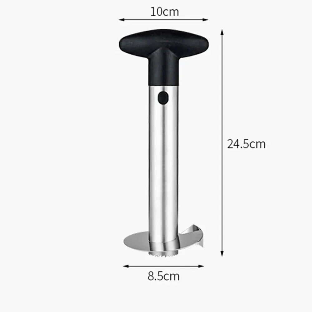 Ustensile pour couper et éplucher un ananas facilement