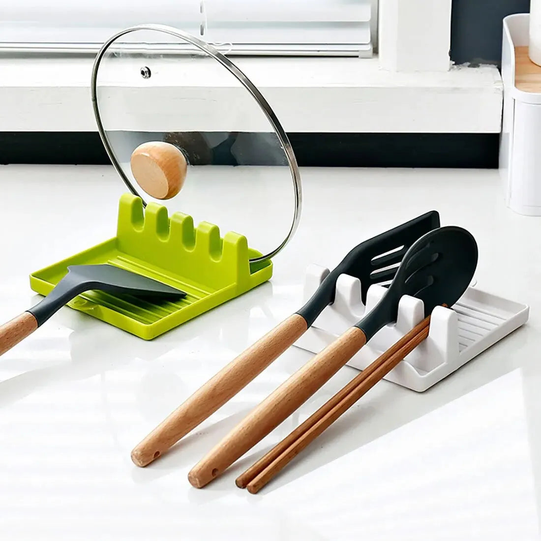 Repose-cuillère anti-goutte StopGoutte pour cuisine propre