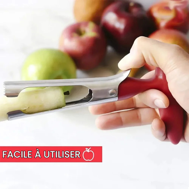 Ustensile cuisine pour retirer le trognon d’une pomme
