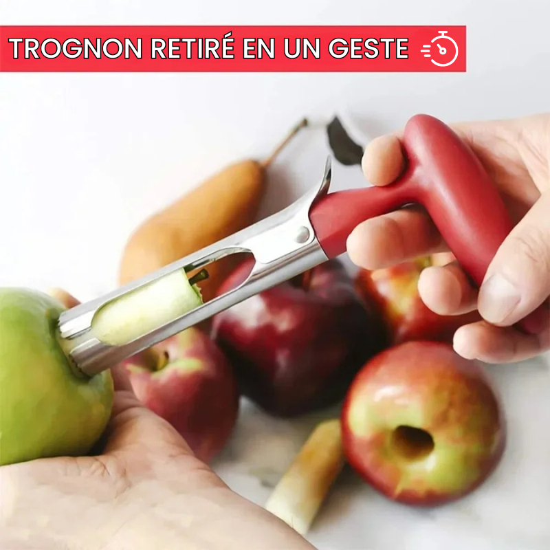 Ustensile cuisine pour retirer le trognon d’une pomme